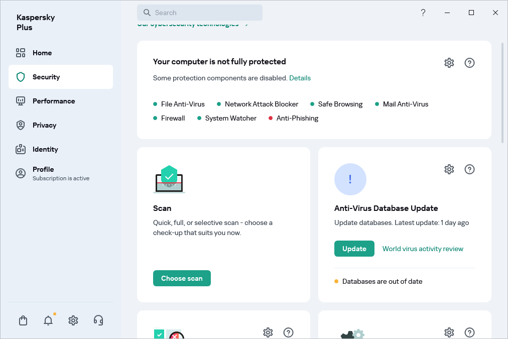 Anti-Virus Database Update