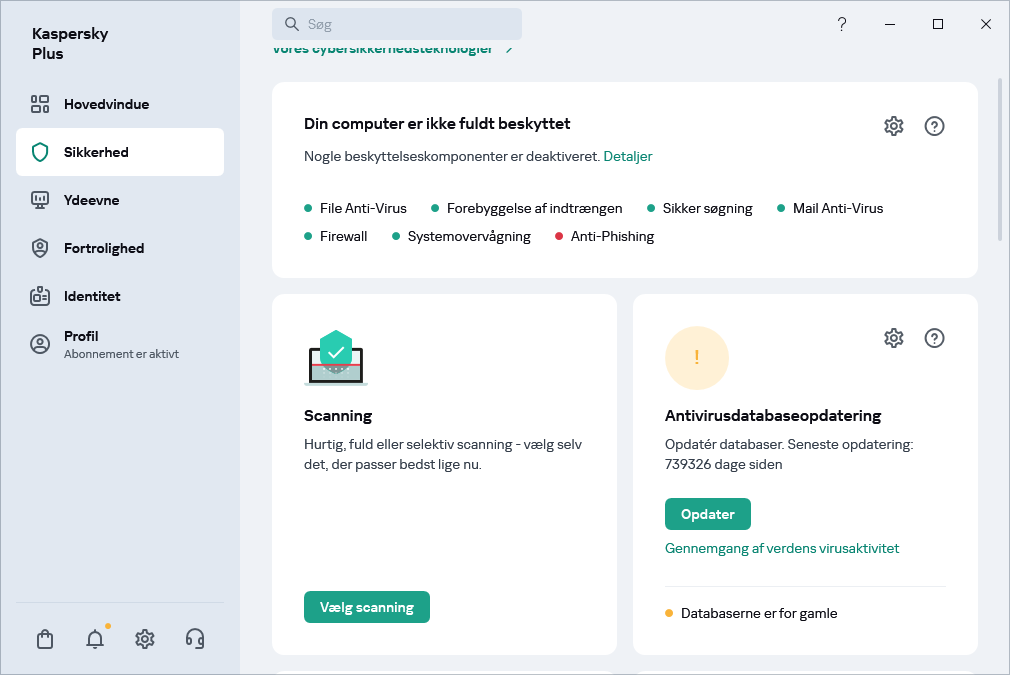 Anti-Virus databaseopdatering